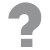 gray question mark icon