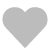 grey heart icon