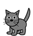 animated fractious cat