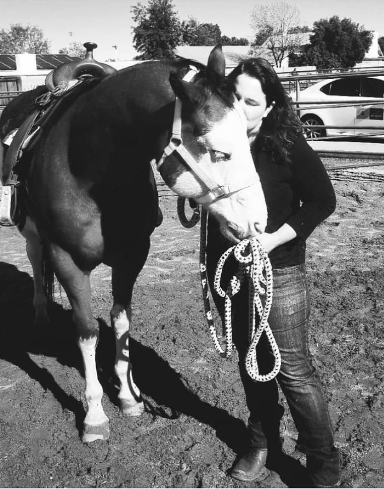 Dr. Brown with horse