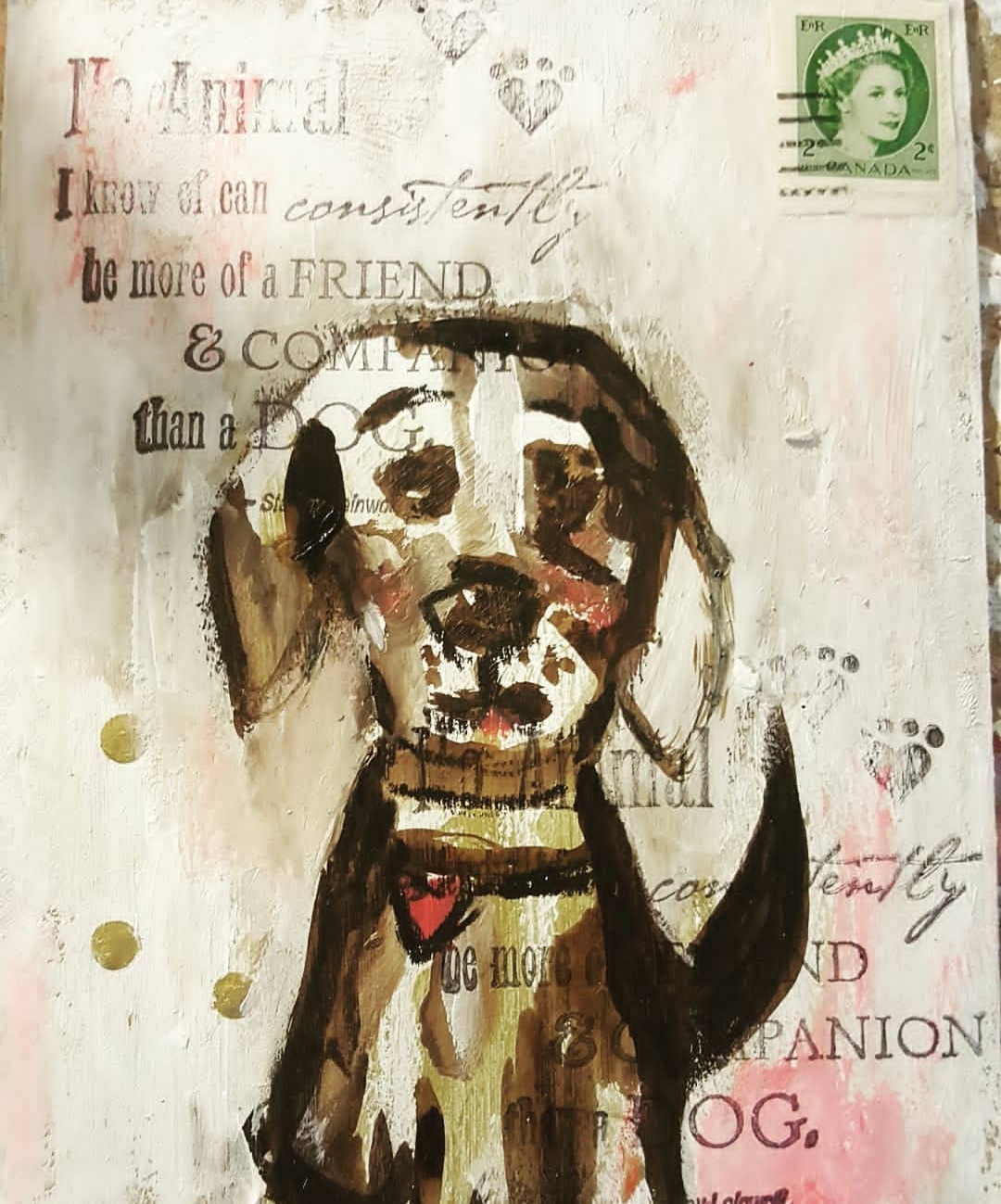 Drskippyart Dog Painting