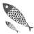 grey fish icon