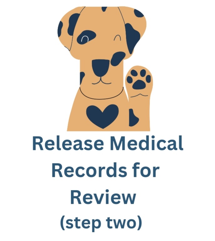 Medical record dog logo